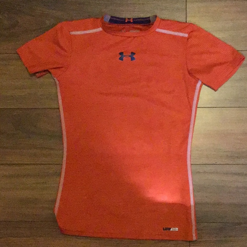 One Under Armour “heat gear” dri-fit tee.